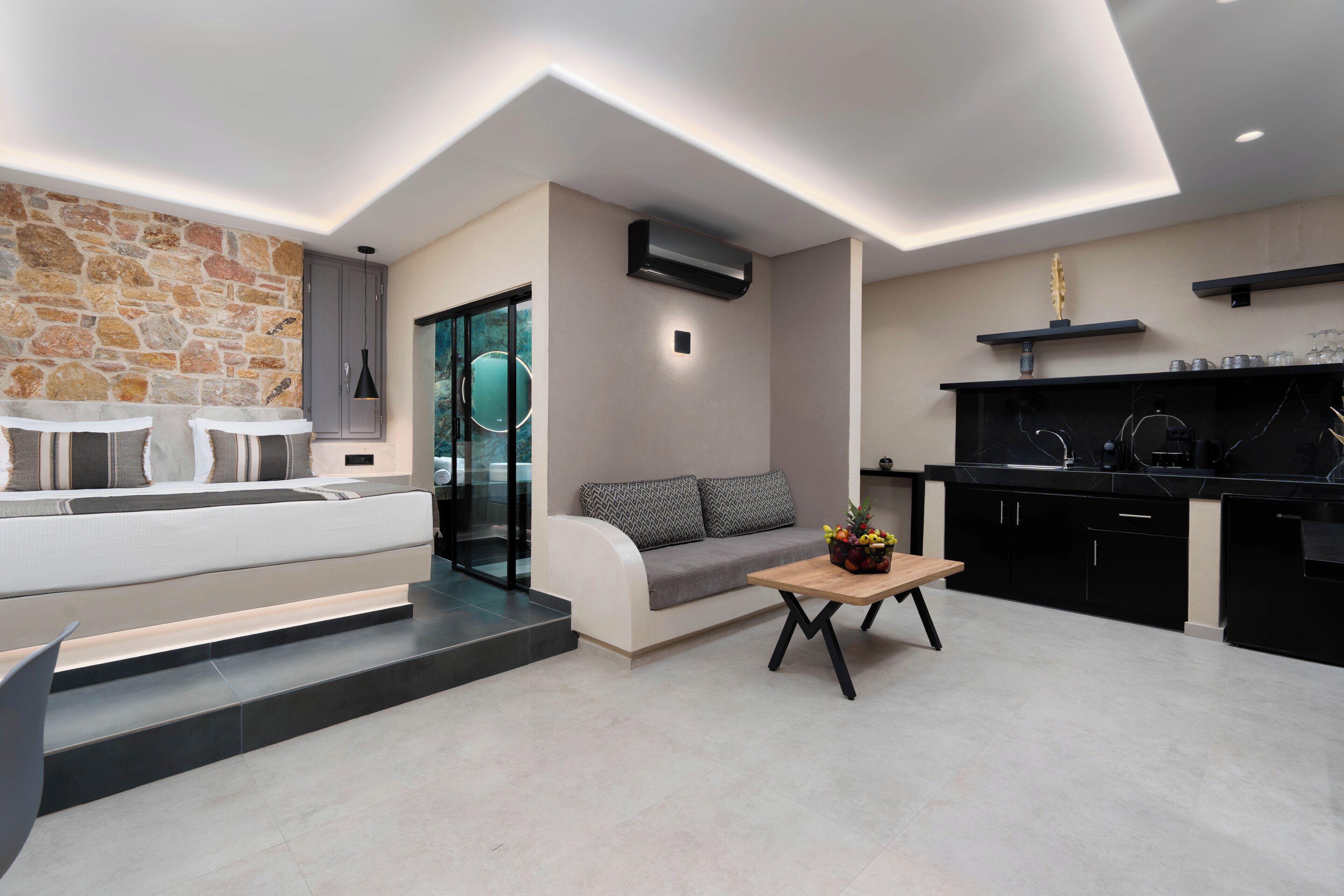 En 50-tommers smart-TV med Parabol-TV