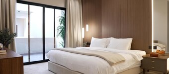 3-bedroom apartment in Hills ALMALQA-1 Riyadh with AC, WiFi, fitness room