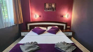 Hypo-allergenic bedding, individually decorated, individually furnished