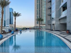 Outdoor pool - Torch 77 by Saffron House (Dubai)