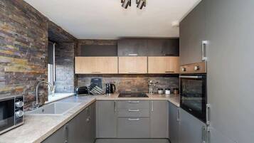 Microwave, oven, stovetop, toaster