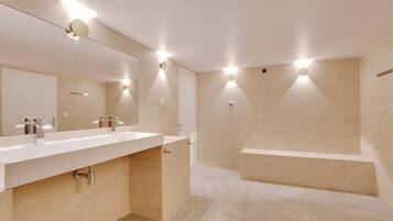 Regadera y secadora de cabello