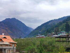 Uitzicht vanuit accommodatie