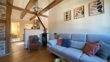 TV connectée, cheminée