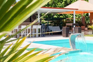 Studio | Exterior - Aquamare Studios Pool and Seaview Escape (Kassandra)