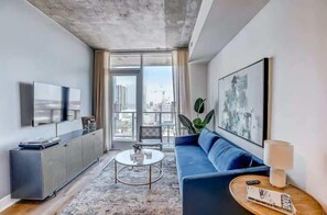 TV, fireplace, offices