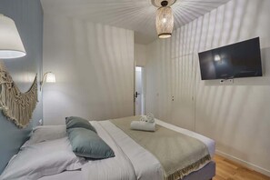 1 室のベッドルーム、アイロン / アイロン台、旅行用ベビーベッド、WiFi