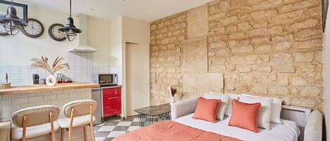 1 soveværelse, strygejern/strygebræt, Wi-Fi, sengetøj