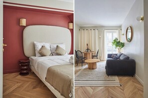 1 chambre, fer et planche Ă repasser, Wi-Fi, draps fournis