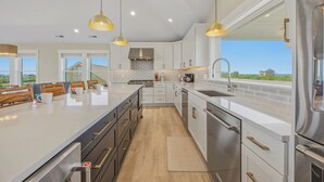 Private kitchen - Soundside Home in Avon with Private Pool, Hot Tub, Elevator, Game Room (Avon)
