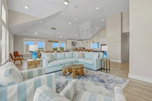 Smart TV, books - Soundside Home in Avon with Private Pool, Hot Tub, Elevator, Game Room (Avon)