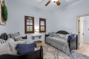 Bedroom 3 with 2 twin beds each with a twin trundle and Jack & Jill bathroom 