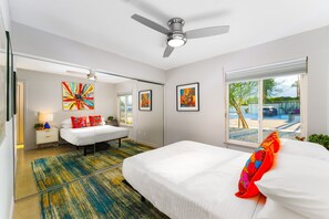 3 bedrooms, desk, iron/ironing board, free WiFi