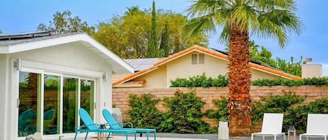 Una piscina riscaldata