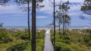 On the beach - BREATHTAKING 5BR OCEANFRONT HOME IN SEA PINES, PRIVATE POOL (Hilton Head Island)