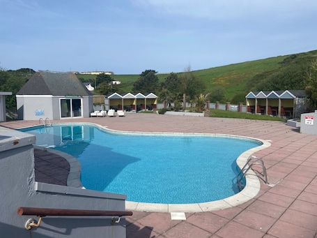 Una piscina techada
