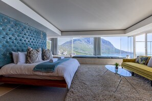 Studiosuite, 1 kingsize-seng, balkong, sjøutsikt | Sengetøy av topp kvalitet, minibar, lydisolert og wi-fi (inkludert)