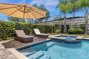 Una piscina riscaldata