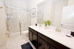 Hair dryer, towels