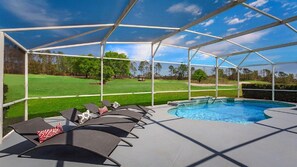 Una piscina climatizada