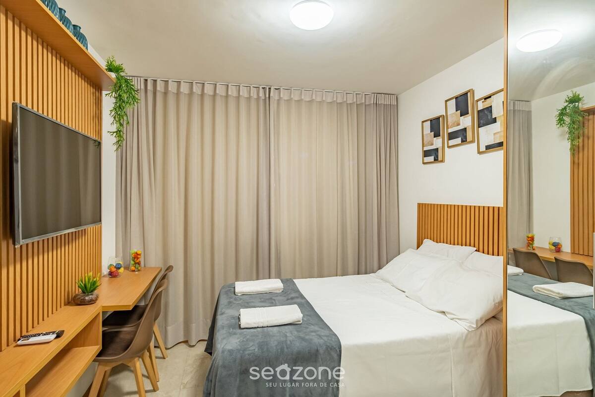 Studio de base | 2 chambres, accĂšs au Wi-Fi (inclus)