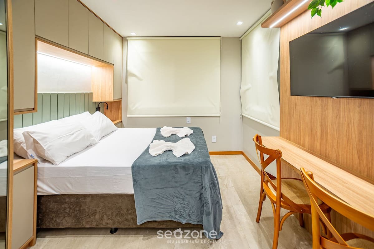 Apartamento básico | 2 quartos, Wi-Fi de cortesia
