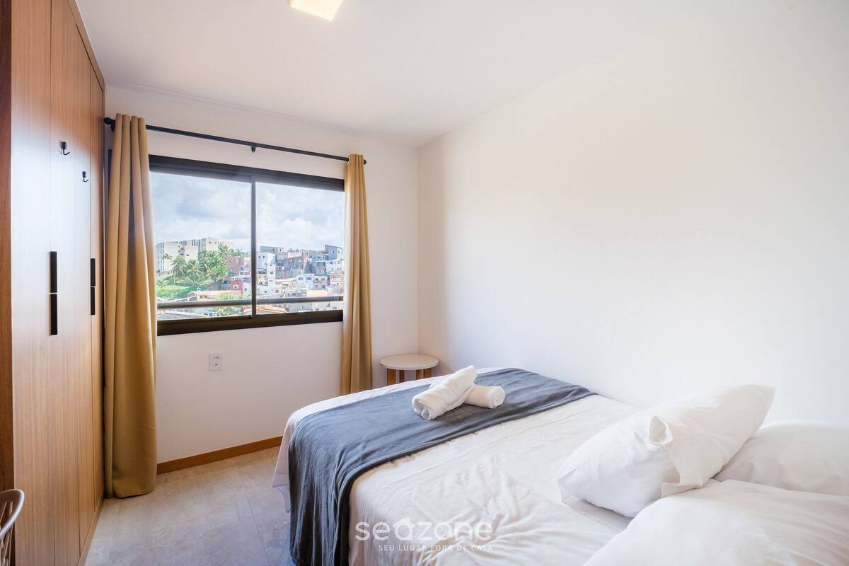 Appartement de base | 2 chambres, accĂšs au Wi-Fi (inclus)