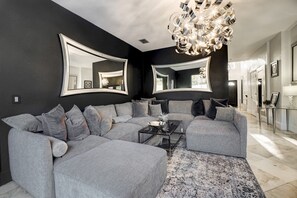 TV connectée, cheminée