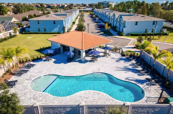 Una piscina climatizada