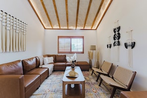Deluxe House, 5 Bedrooms, Pool View | Living area - Tulum Villa (Pembroke Pines)