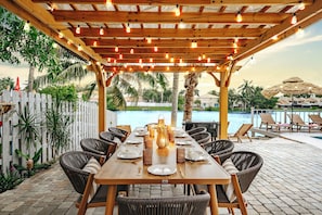 Deluxe House, 5 Bedrooms, Pool View | Dining room - Tulum Villa (Pembroke Pines)