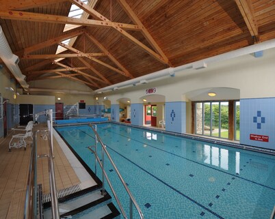 Stunning group lodges overlooking Wistlandpound Reservoir