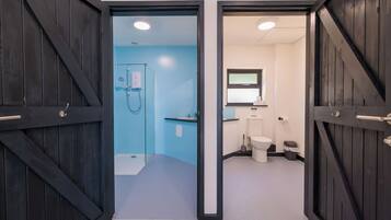 Douche, papier toilette