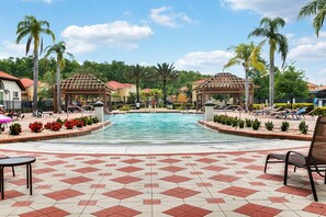 Una piscina riscaldata