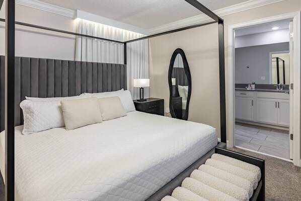 5 habitaciones, tabla de planchar con plancha, wifi y ropa de cama 
