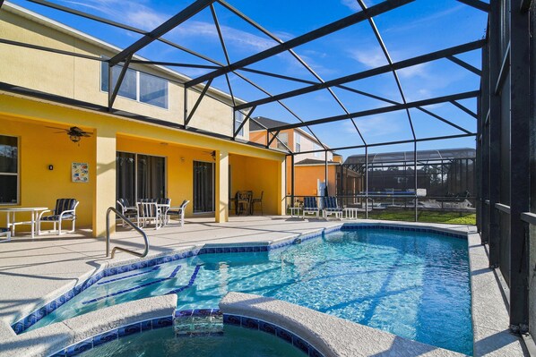 Una piscina climatizada