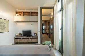 1 soverom, strykejern/-brett, wi-fi (inkludert) og sengetøy