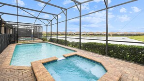 Una piscina climatizada