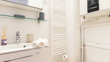 Towels, soap, toilet paper