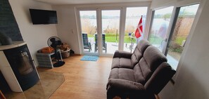 Smart TV, fireplace - Vacation home Mölln am Ziegelsee bathing jetty swimming fishing boat 3 persons dog (Mölln)