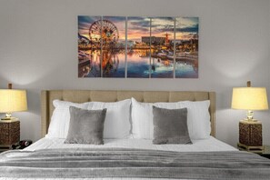 3 bedrooms, iron/ironing board, WiFi, bed sheets