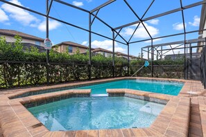 A heated pool - Last Minute Disney! Private Pool, Hot Tub, Game Room & Themed Bedrooms. Book Now! #101871 (Orlando)