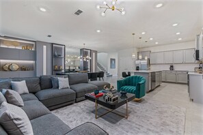 TV connectée, cheminée