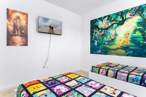 10 slaapkamers, een strijkplank/strijkijzer, wifi, beddengoed