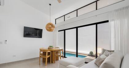 Sophisticated Home with a Chic Design and a Private Terrace with a Plunge Pool