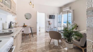Apartment, Sea View | Living area