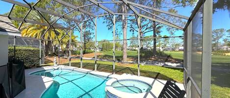 Una piscina climatizada