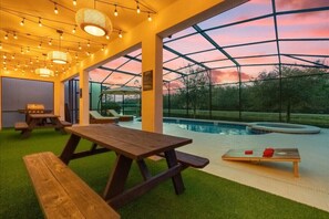 A heated pool - Last Minute Disney! Private Pool, Hot Tub & Themed Bedrooms. Book Now! #126483 (Orlando)