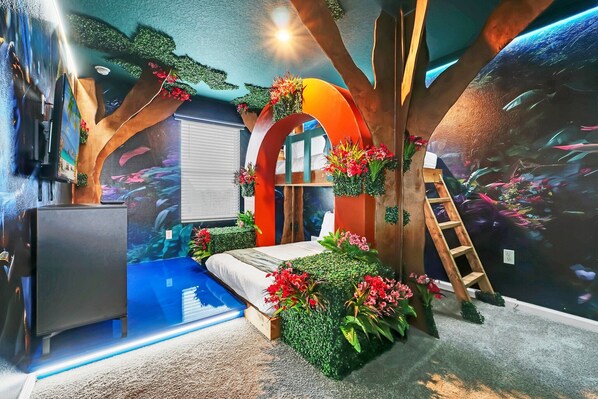 5 habitaciones, tabla de planchar con plancha, wifi y ropa de cama 