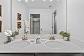 Hair dryer, towels